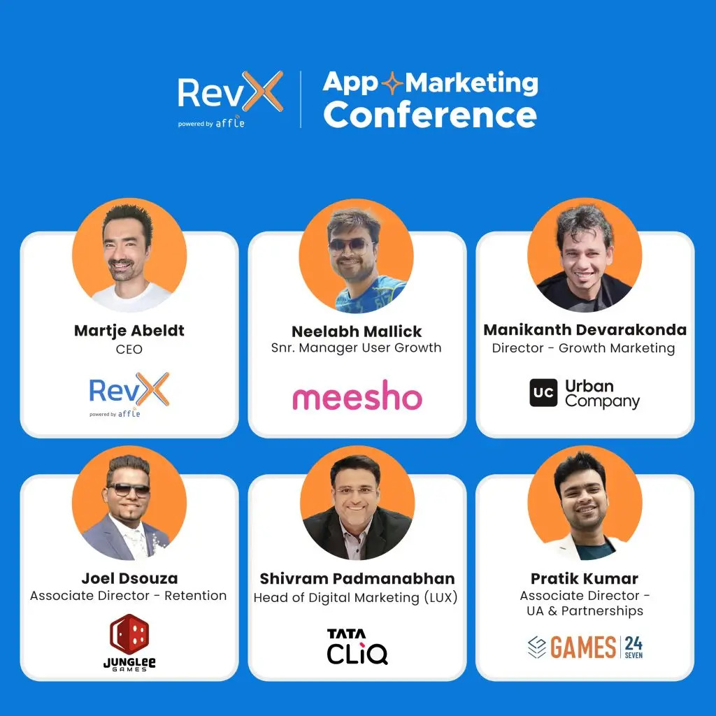 An overview of the panelists at the App Marketing Conference