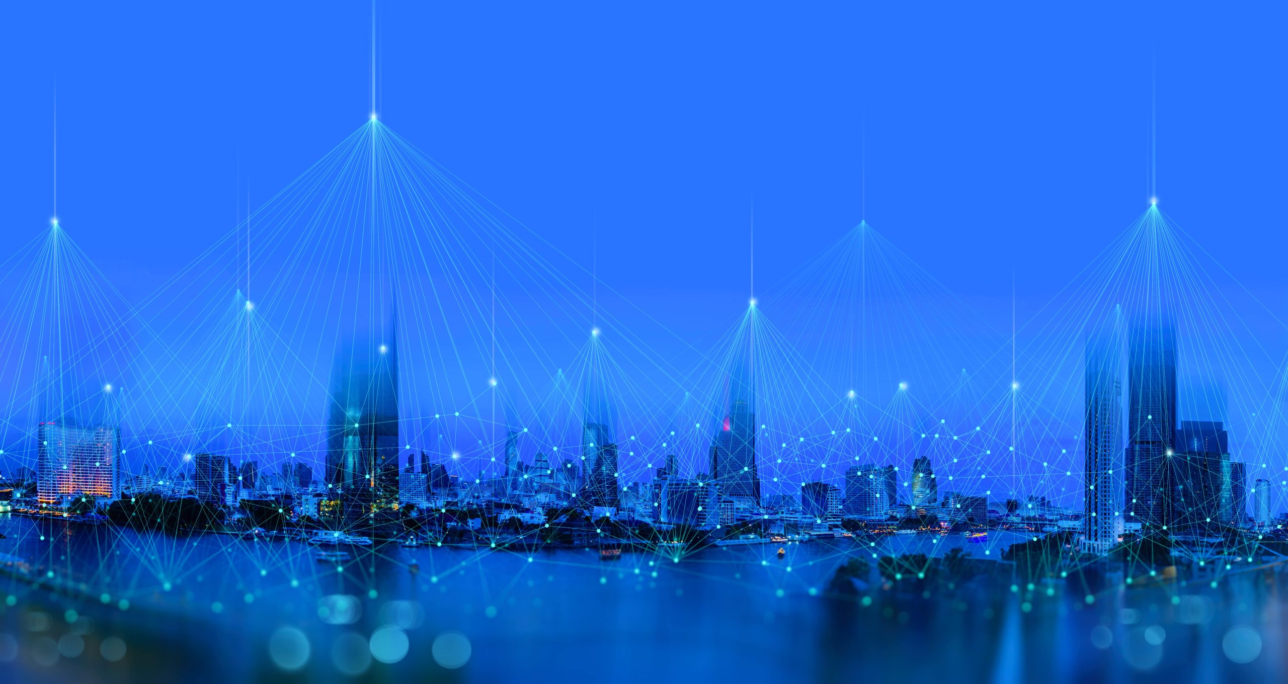 An evolving city representing the evolving mobile programatic landscape